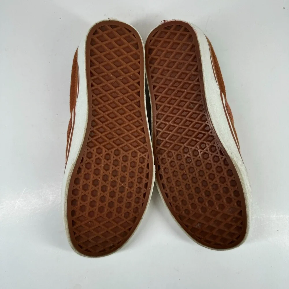 Vans Classic Slip-On Men's 5 Women's 6.5 Sunburn Marshmallow Suede Sherpa Shoes